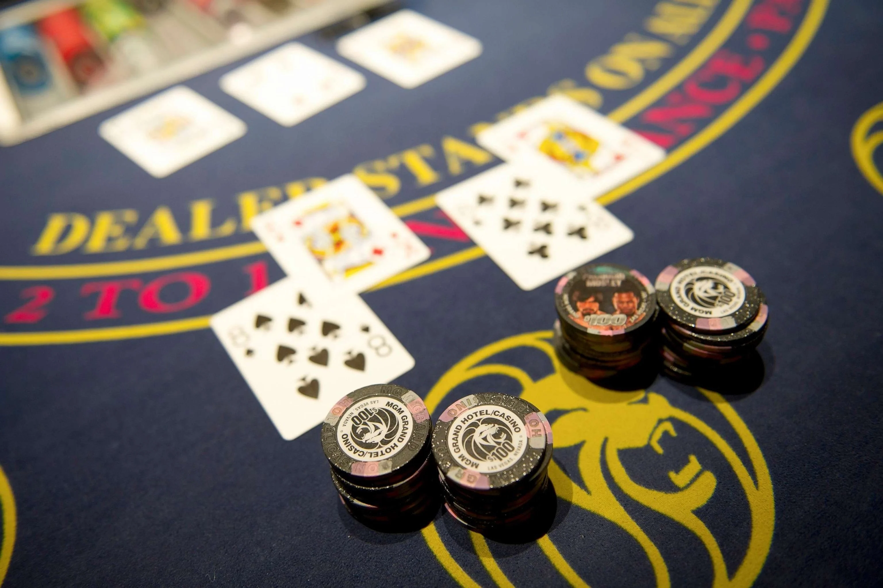 Decoratief beeld bij casinospellen